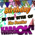 Ameritz - Karaoke - Birthday (In the Style of the Beatles)(Karaoke Version)(纯音乐)