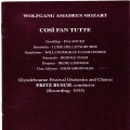 Glyndebourne Festival Chorus、Fritz Busch、Glyndebourne Festival Orchestra - Così Fan Tutte