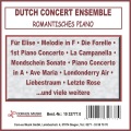 Dutch Concert Ensemble - Piano Concerto in A