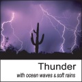 Distant Thunder with Ocean Waves