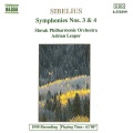 SIBELIUS: Symphonies Nos. 3 and 4