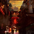 绘师岸田、余天易 - 楼兰城