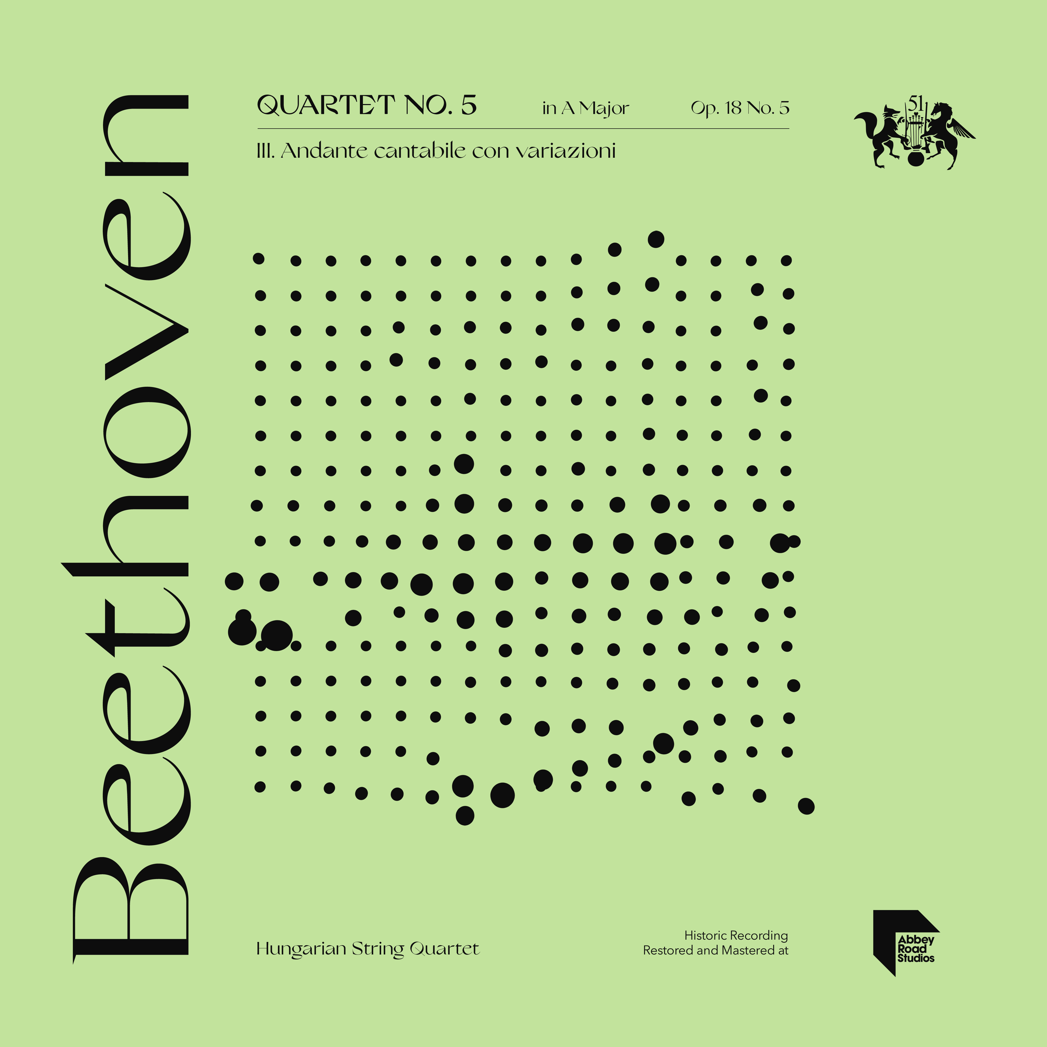 Beethoven: Quartet No. 5 in A Major, Op. 18 No. 5: III. Andante cantabile con variazioni