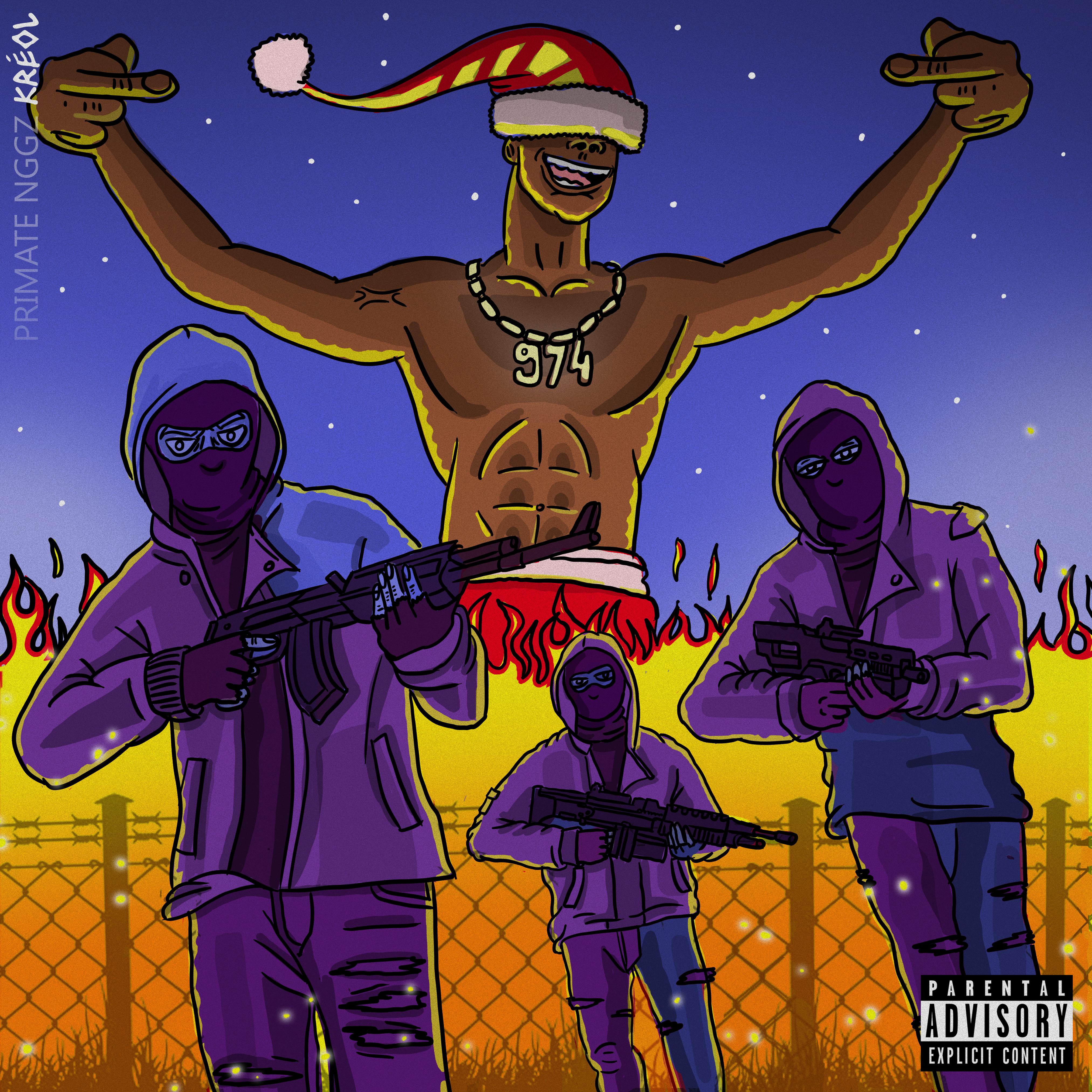 Trash Dicka、Primate Nggz、King Tafari、Kenlo Primate - KREOL (Explicit)