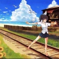 私と猫 - とろ