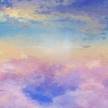 逆时针向 - 云端循环