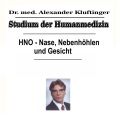 Dr. Alexander Kluftinger - Physiologie