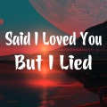 Said I Loved You But I Lied