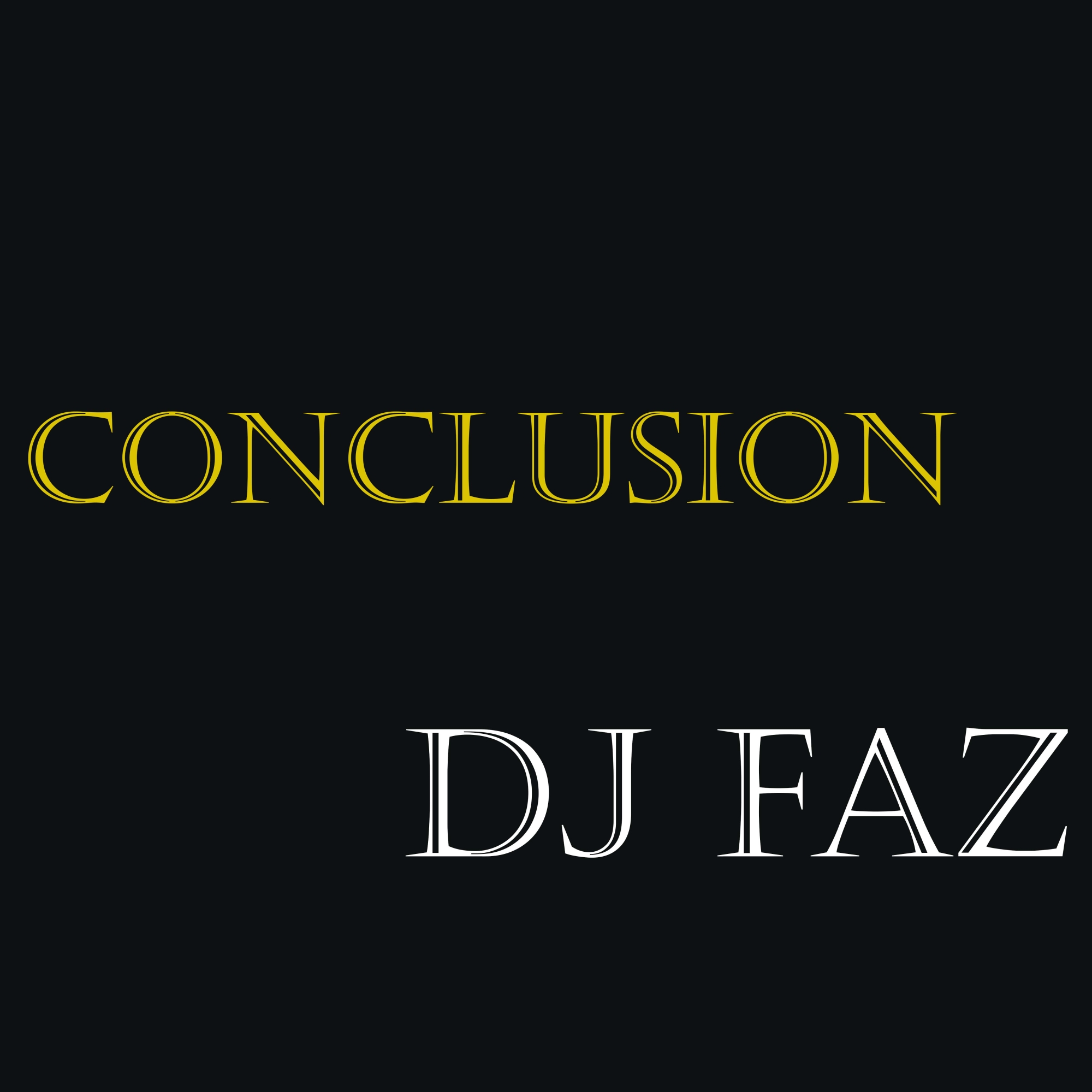 DJ FAZ - Conclusion
