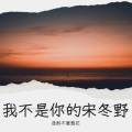 丞熙不要葱花 - 我不是你的宋冬野