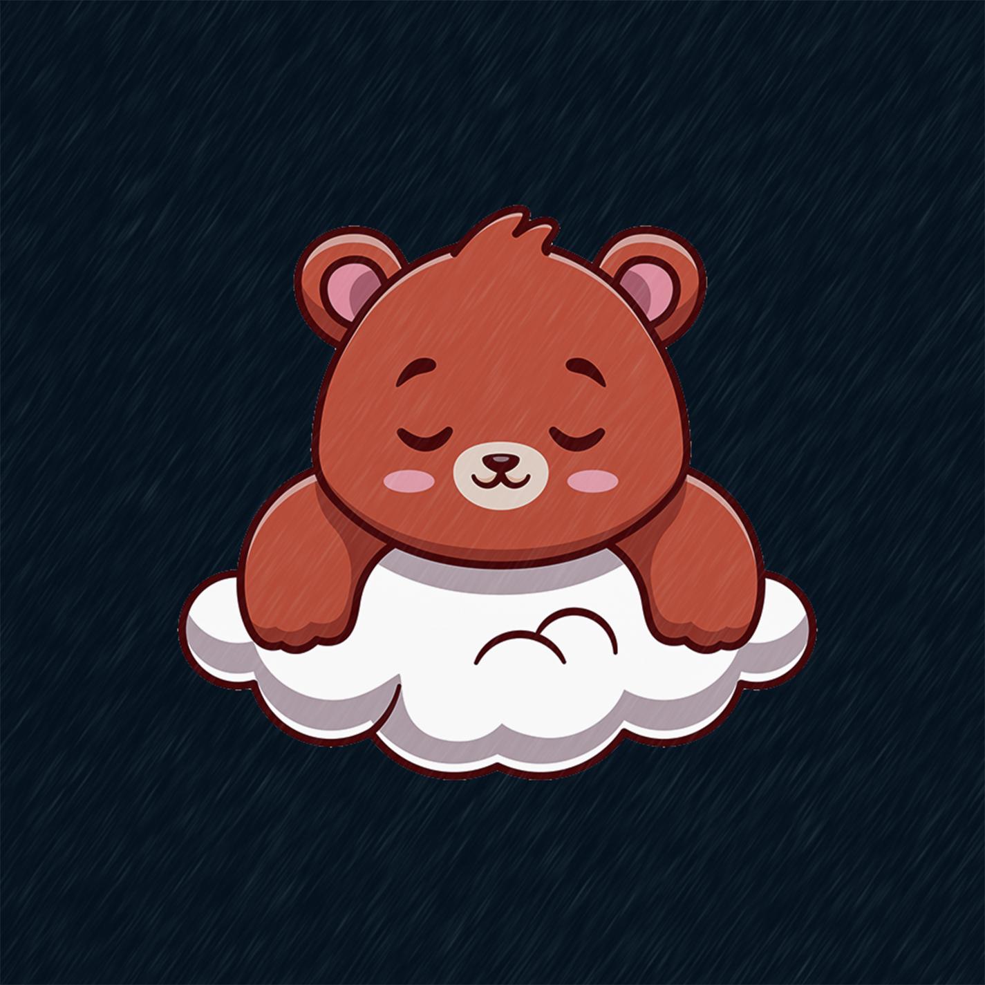 Sleepy Bear - cozy rain sounds for sleeping pt. 99