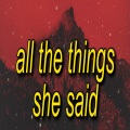 Isabella music - All the Things She Said