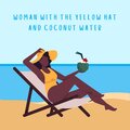 Mind of Peace - Woman with the Yellow Hat and Coconut Water