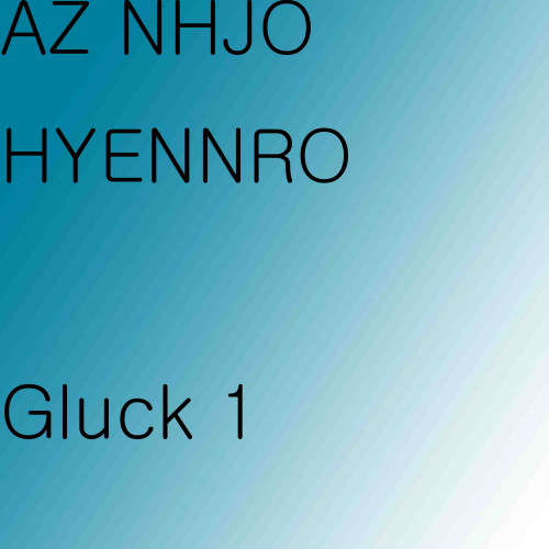 AZ NHJO HYENNRO - Gluck 8