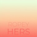 Jaca Saer - Ropey Hers
