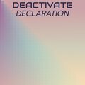 Panita - Deactivate Declaration