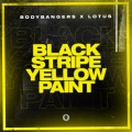 Black Stripe Yellow Paint