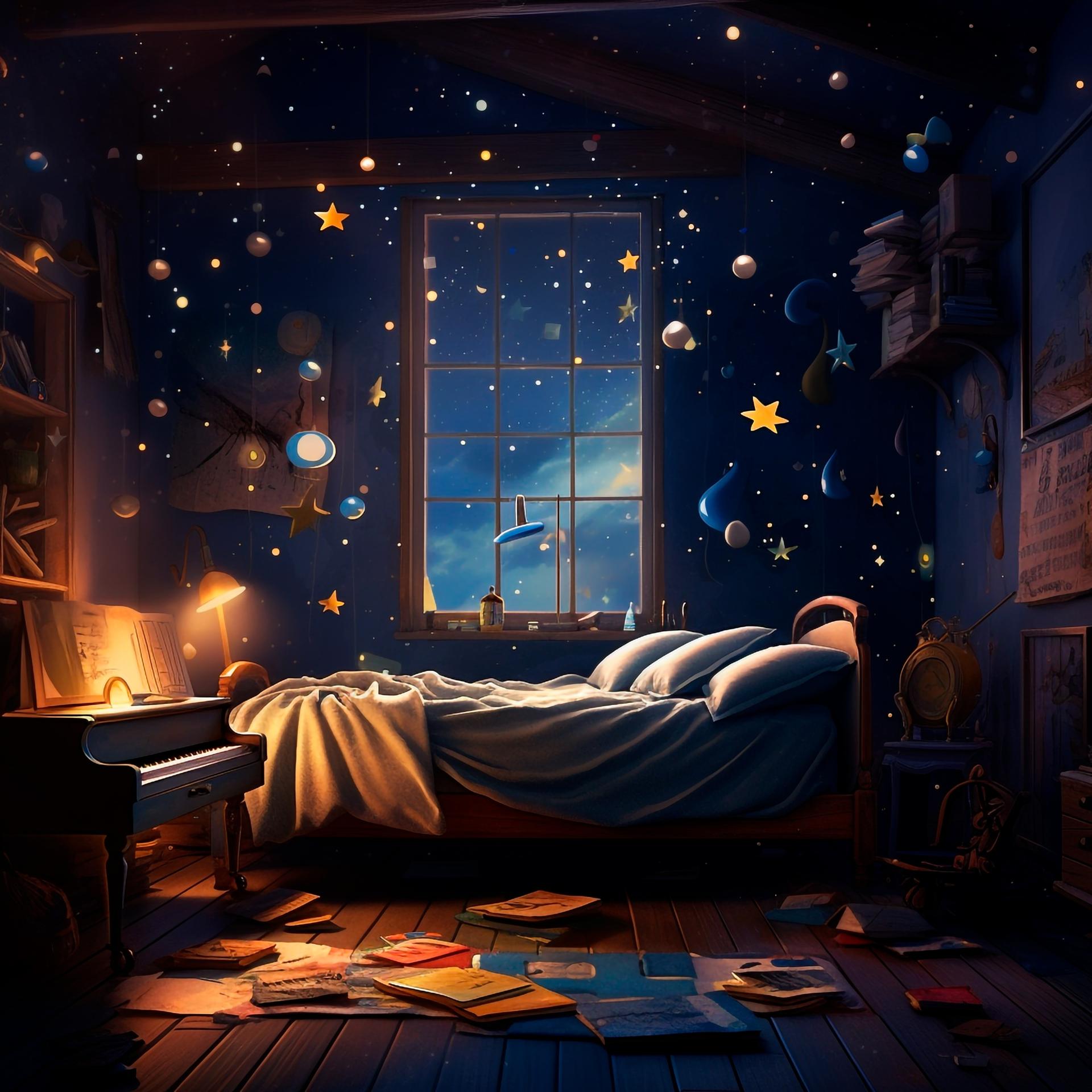 Bedtime Piano - Starlit Tranquility