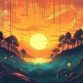 Musique Relaxante 101 - Soothing Horizon's Glow