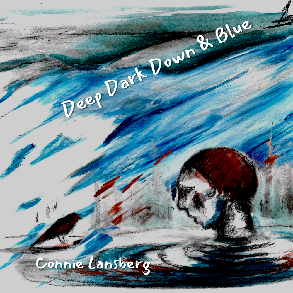 Deep dark Down & Blue