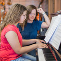 Serenity in Concentration Rain: The Piano's Focused Tranquil Harmony