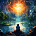 Music combined with Fire: Ember's Tranquil Massage