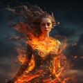 Fire's Mindful Melodies: Music in the Blaze