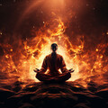 Fire Zen: Meditation Flames Dance