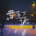 雪落下了花