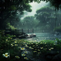 Nature's Echo: Raindrops for Serene Evenings