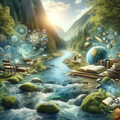 Stream of Knowledge: Binaural Study Sounds