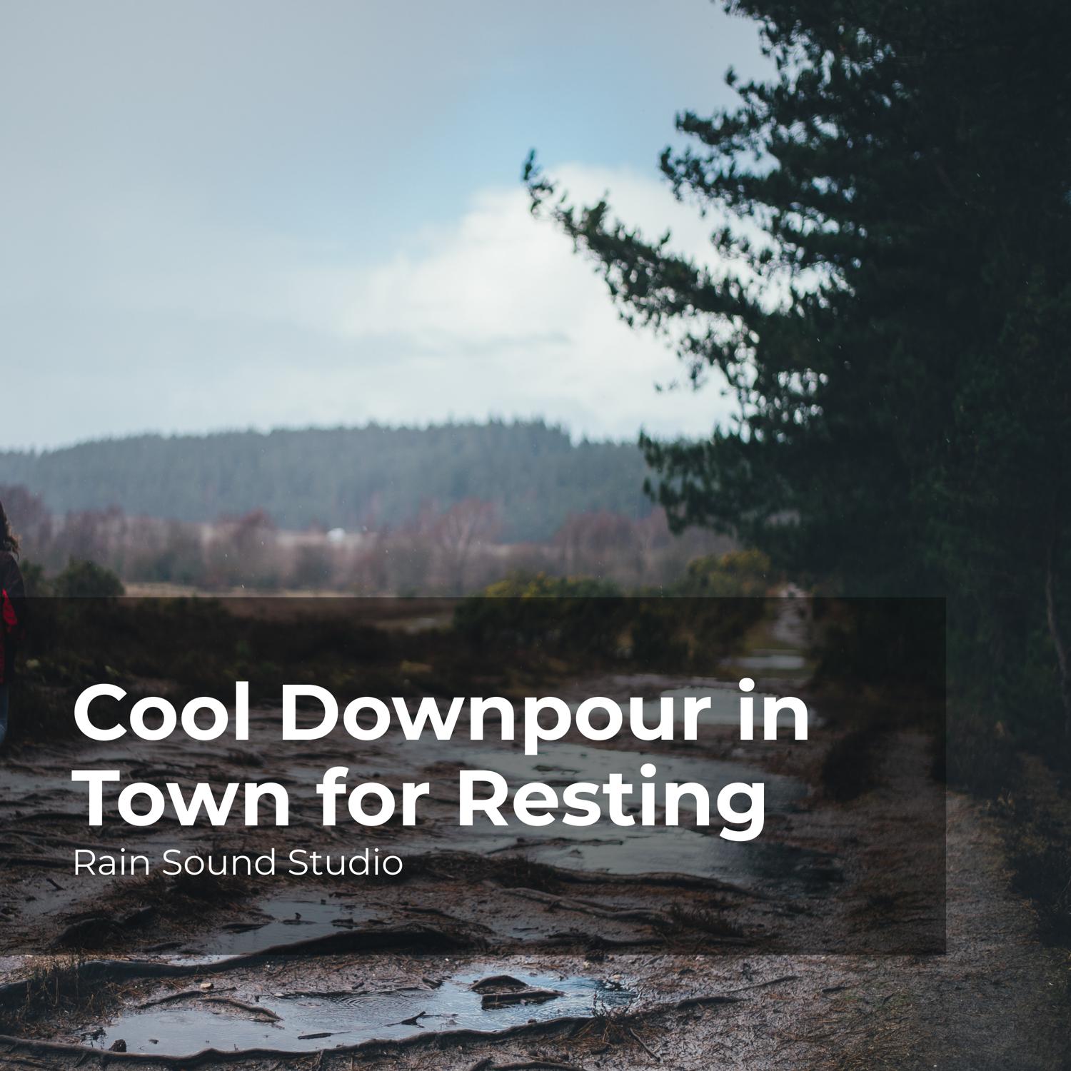 Cool Downpour in Town for Resting
