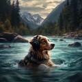 Playful Stream: Canine Tunes Rhythm