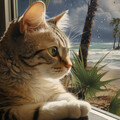 Binaural Waterside Cats: Melodic Streams