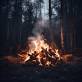 Meditation with Fire: Ember Glow Tranquility