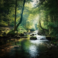 Water Massage Meditation: Gentle River Caress