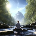 Ambient Music Collective、Fresh Water Sounds for Inner Peace、Flow Meditation - Meditative Flow Stream Calm
