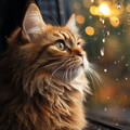 Melodías Para Gatos: Lluvia Y Armonías Binaurales Para La Comodidad Felina
