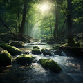 Dreamtime Music、The One-Lane Bridge、Meditation Music - Stream of Concentration Vibes