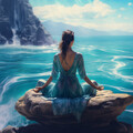 Sonidos épicos de la naturaleza、Olas de la orilla del mar、Sonidos del templo - Meditación Sobre Las Melodías Del Océano