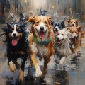 Sonidos WP、Sonidos de lluvia pesada、MÚSICA PARA CACHORROS - Meditación Zen De La Lluvia