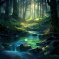 Binaural Beat Brainwave Subliminal Systems、Organic Nature Sounds、Puppy Music - Forest Rain Deep Peace