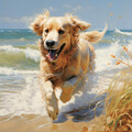 Deltachromatique、Korean Chill、Dog Relaxation - Inner Peace Ocean Retreat Dog Play
