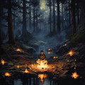 Reflexiones Meditativas Junto A La Brasa Serena: Música En La Luz De La Hoguera