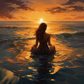 Ambiente de naturaleza、Meditaciones de agua、Día de Meditación - Armonía Nocturna De Las Aguas Del Golfo