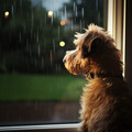 La fuga del bosque、Sonidos de Lluvia y Viento、Biblioteca de Música Para Mascotas - Canciones Juguetonas De Las Huellas Felinas