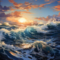 Naturaleza FX、Efectos de sonidos del océano、Calmar la Ansiedad - Ritmos De Ondas Ondulantes