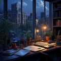 Bucles ASMR、sonido de la Lluvia、Música de la Oficina - Armonía De La Sesión De Trabajo Bajo La Lluvia