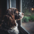 Paisaje sonoro granular、Lluvia en el Bosque、Lloviendo para mascotas tranquilas - Danza De Las Mascotas Con Relámpagos