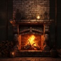 Cats' Fireside Serenity: Soothing Ember Ambience